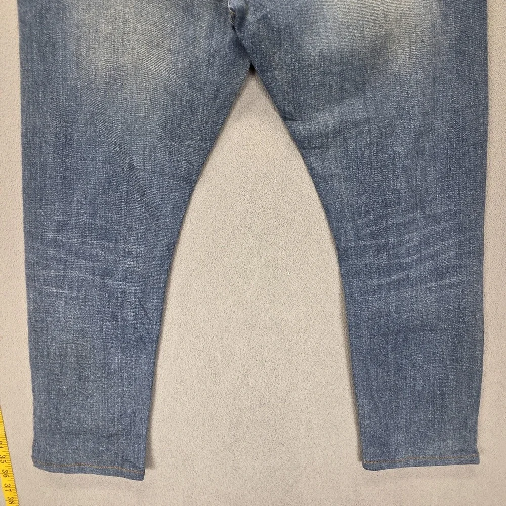 Modified‎ Jeans Mens Blue Selvedge Thrashed Whiskers Honeycomb Fits 30x25